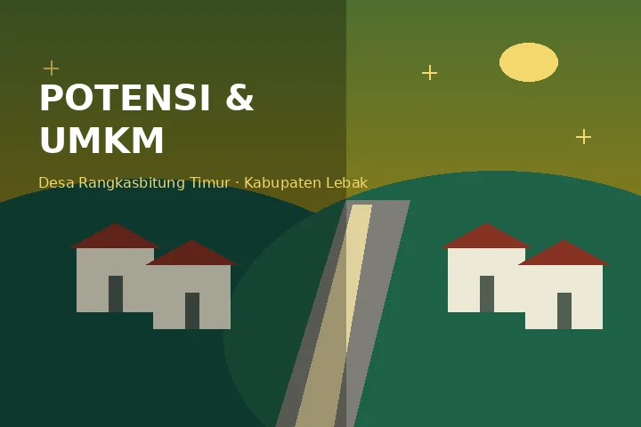Ilustrasi UMKM & usaha warga Desa Rangkasbitung Timur